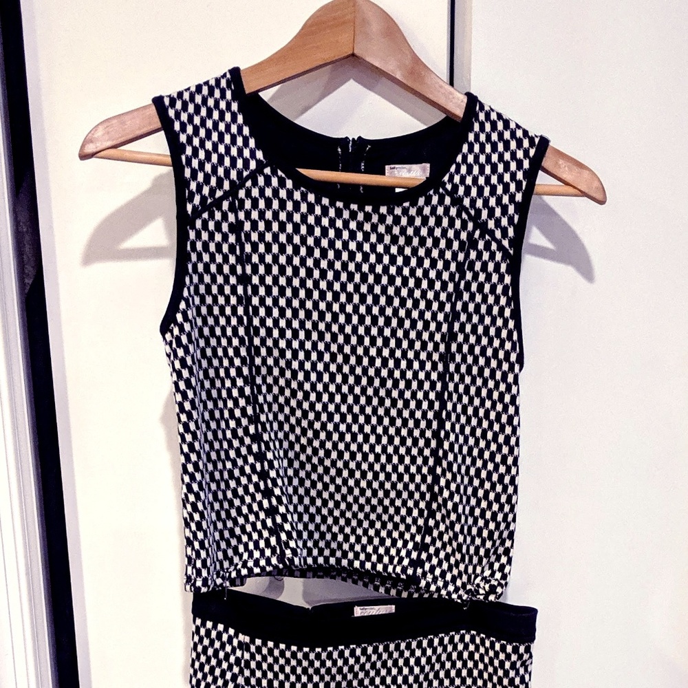 sally miller 2 piece B&W Couture